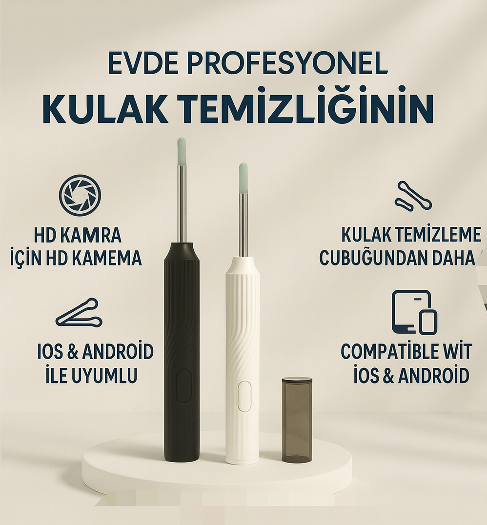Nebulae® Akıllı Kulak Temizleyici - Hassas Temizlik İçin Devrim